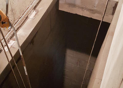 Isolation eines Lüftungsschachtes mit FOAMGLAS T3+